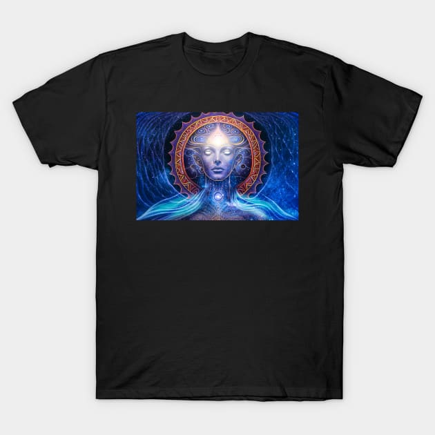 Nuit, Starry Mother of the Universe T-Shirt by tracydixon